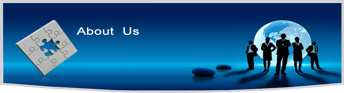 about us image with blue background